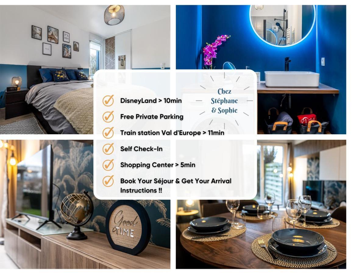 Chez Stephane & Sophie - 10Min Disneyland, Free Parking, Big Garden มองต์เตฮวา ภายนอก รูปภาพ